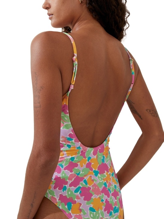 COTTON on Womens Floral-Print Cheeky on Celeste Floral White XL - Picture 3 of 4